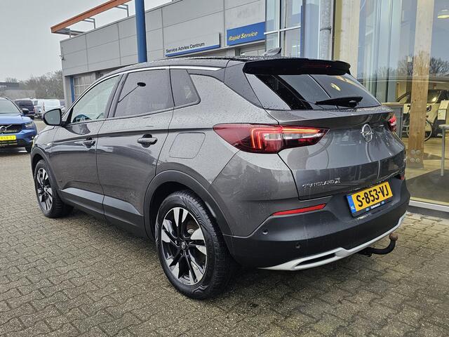 Opel Grandland X 1.6 Turbo Hybrid4 Ultimate Plug in hybrid | Stoelverwarming | Elektrisch bedienbare achterklep | Achteruitrijcamera | Half leder | LED verlichting | Trekhaak | PDC v+a