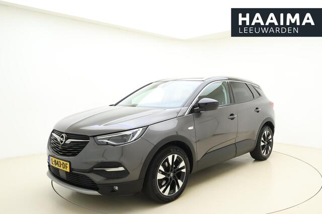 Opel Grandland X 1.2 Turbo 130pk Ultimate | Navigatie | Elektrische achterklep | Camera | Climate control | Full LED | Stoel- en stuurverwarming | Zwart dak | Dealeronderhouden