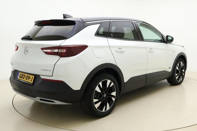 Opel Grandland X 1.6 Turbo 300pk Hybrid4 Elegance | Navigatie | Keyless | Camera | Parelmoer kleur | Electrische achterklep | Lichtmetalen velgen | AGR Comfortstoelen | Voorruitverwarming | Zwart dak