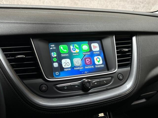 Opel Grandland X 1.2 Turbo Sport (APPLE CARPLAY, PARELMOER, NAVIGATIE, STUUR/STOELVERWARMING, GETINT GLAS, SPORTSTOELEN, CRUISE, PARKEERSENSOREN, NIEUWE APK, NIEUWSTAAT)