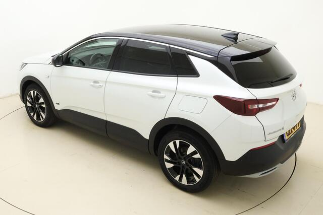 Opel Grandland X 1.6 Turbo 300pk Hybrid4 Elegance | Navigatie | Keyless | Camera | Parelmoer kleur | Electrische achterklep | Lichtmetalen velgen | AGR Comfortstoelen | Voorruitverwarming | Zwart dak