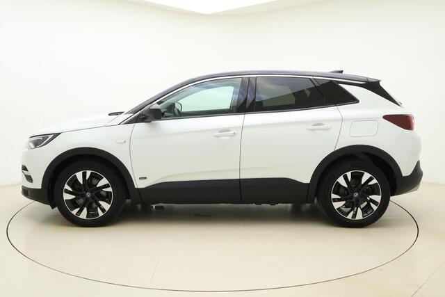 Opel Grandland X 1.6 Turbo 300pk Hybrid4 Elegance | Navigatie | Keyless | Camera | Parelmoer kleur | Electrische achterklep | Lichtmetalen velgen | AGR Comfortstoelen | Voorruitverwarming | Zwart dak