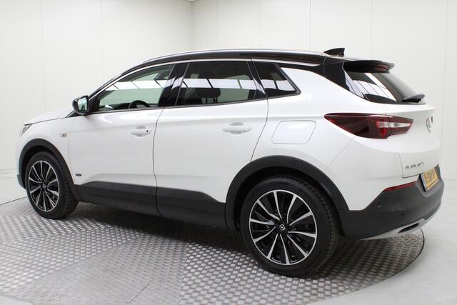 Opel Grandland X 1.6 Turbo Hybrid Elegance | automaat | navi | climate | elekt. achterklep | adaptief cruise | leder | stoelkoeling | keyless | dode hoek | carplay | spiegels elect. inklapbaar