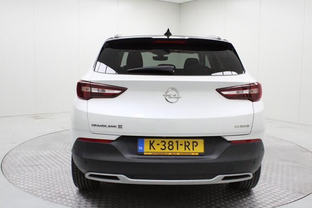 Opel Grandland X 1.6 Turbo Hybrid Elegance | automaat | navi | climate | elekt. achterklep | adaptief cruise | leder | stoelkoeling | keyless | dode hoek | carplay | spiegels elect. inklapbaar