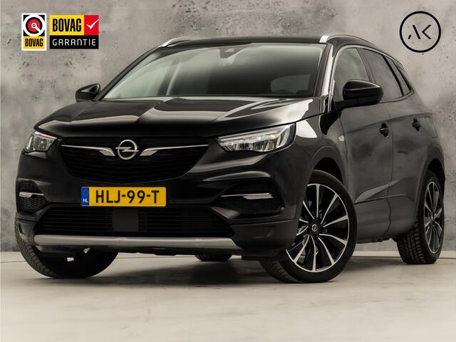 Opel Grandland X 1.6 Turbo Hybrid Innovation 229Pk Automaat (APPLE CARPLAY, GROOT NAVI, CAMERA, GETINT GLAS, SPORTSTOELEN, LEDER, KEYLESS, ELEK ACHTERKLEP, NIEUWSTAAT)