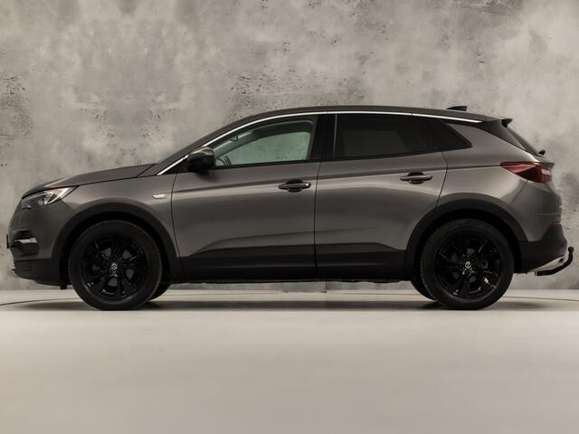 Opel Grandland X 1.2 Turbo Sport (APPLE CARPLAY, GROOT NAVI, CAMERA, CLIMATE, LEDER, SPORTSTOELEN, KEYLESS, GETINT GLAS, TREKHAAK, NIEUWSTAAT)