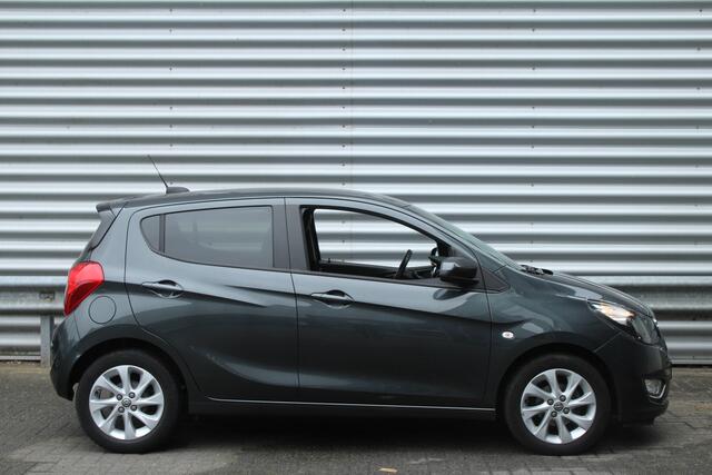 Opel KARL 1.0 ecoFLEX 75pk Innovation AUTOMAAT NL-Auto NAP Clima Cruise Carplay Leder 15"LMV Stoelverwarming