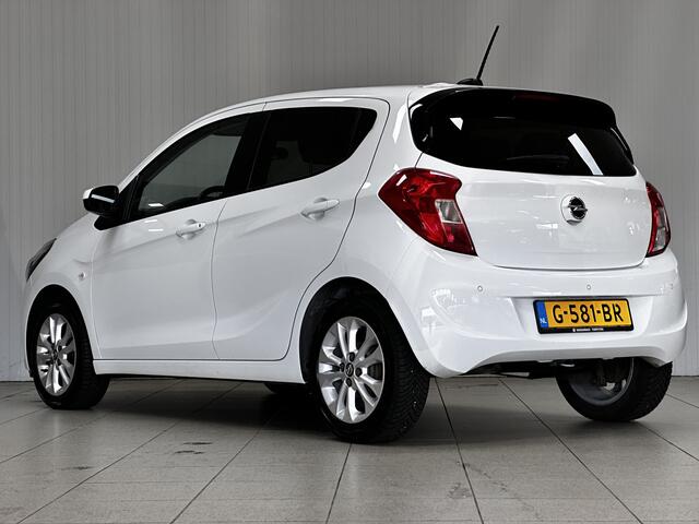 Opel KARL 1.0 ecoFLEX Innovation/ 15'' LMV/ DAB+/ Apple + Android/ Stoel + Stuurverw./ Navi/ Clima/ Half-Leder/ Cruise/ Bluetooth/ Multi. LEDER. Stuur/ Mistl./ PDC/ Extra getint glas.