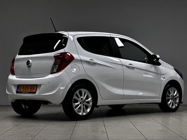 Opel KARL 1.0 ecoFLEX Innovation/ 15'' LMV/ DAB+/ Apple + Android/ Stoel + Stuurverw./ Navi/ Clima/ Half-Leder/ Cruise/ Bluetooth/ Multi. LEDER. Stuur/ Mistl./ PDC/ Extra getint glas.