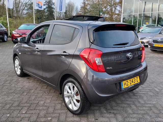 Opel KARL 1.0 ecoFLEX 75pk Cosmo+ | Origineel NL | Clima | Cruise | Schuifdak | Bluetooth Carkit+Streaming | Pdc | Rijstrooksensor | Privacy Glass | Mistampen | 15''lm