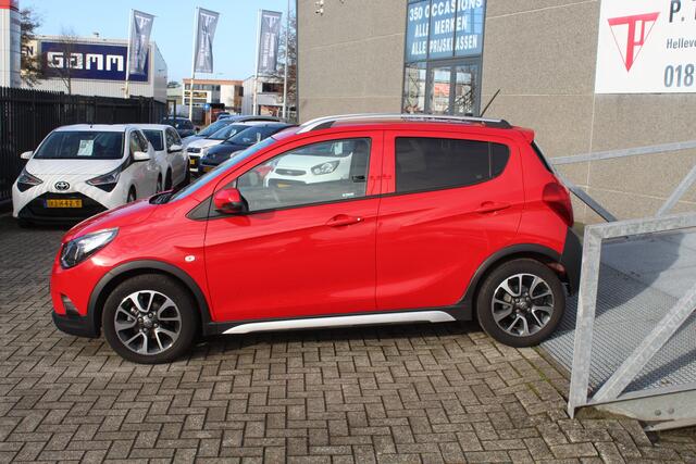 Opel KARL 1.0 Rocks Online Edition Automaat/1ste eigenaar/Orig.NL auto/Airco/Parkeersensoren/Apple car play/Bluetooth/Cruise Control/Centrale vergrendeling/Elektrische ramen/Slechts 17.000 km.