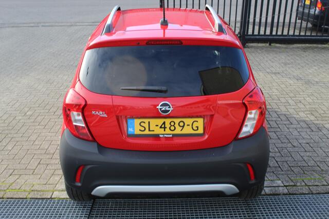 Opel KARL 1.0 Rocks Online Edition Automaat/1ste eigenaar/Orig.NL auto/Airco/Parkeersensoren/Apple car play/Bluetooth/Cruise Control/Centrale vergrendeling/Elektrische ramen/Slechts 17.000 km.