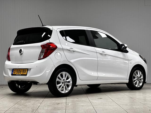 Opel KARL 1.0 ecoFLEX Innovation/ Apple+Android/ DAB+/ 15''LMV/ Half-LEDER/ Clima/ Navi/ Cruise/ Bluetooth/ Multi.LEDER.Stuur/ Elek.pakket/ Isofix/ C.V.Afstand.