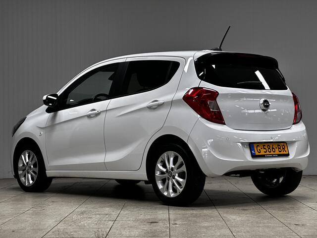 Opel KARL 1.0 ecoFLEX Innovation/ Apple+Android/ DAB+/ 15''LMV/ Half-LEDER/ Clima/ Navi/ Cruise/ Bluetooth/ Multi.LEDER.Stuur/ Elek.pakket/ Isofix/ C.V.Afstand.