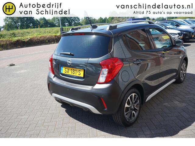 Opel KARL 1.0 ROCKS ONLINE EDITION ORIGINEEL NEDERLANDS ANDROID/APPLECARPLAY(NAVI) AIRCO CRUISECONTROL PARKEERSENSOREN BLUETOOTH 15INCH PRIVACYGLAS ELECTR.RAMEN/SPIEGELS ENZ...