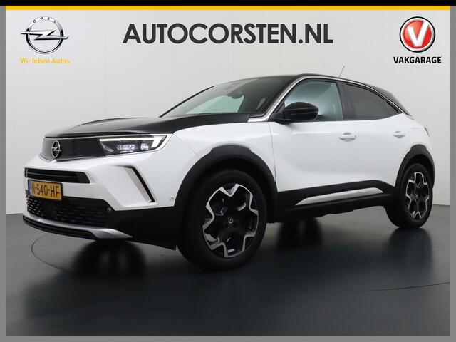Opel MOKKA 1.2T 131PK Apple Carplay Android Auto Adaptieve Cruise Control Navi Ecc 360°Camera Stoelverwarming Ultimate Stuurverwarming Lmv 18" Bi-Tone Lak Regen-Lichtsensor Led-Matrix 100% Dealeronderhouden Origineel Nederlandse Auto 1e Eigenaar