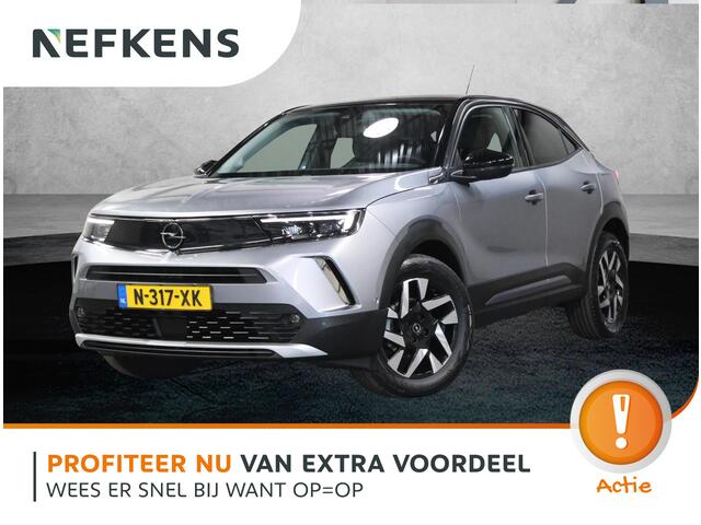 Opel MOKKA 130PK Elegance | 1ste eigenaar | AppleCarPlay/AndroidAuto | Camera | Keyless | Climate Control | Adaptief Cruise Control | Navigatie | Dodehoekdetectie | MatrixLED | AUTOMAAT | Isofix | Privacy Glass | Two-Tone |