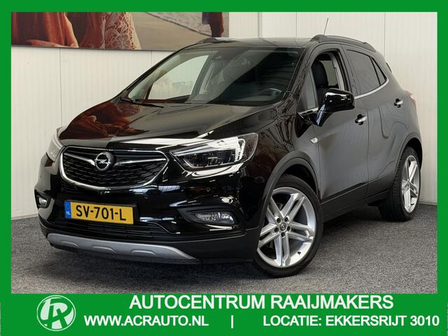 Opel MOKKA X 1.4 TURBO BI-FUEL INNOVATION LEDER STOEL EN STUUR VERWARMING SHUIF/KANTELDAK NAVIGATIE CRUISE CONTROL APPLE CARPLAY/ANDROID KEYLESS GO AFN. TREKHAAK ACHTERUITRIJCAMERA PDC ZEER MOOI !!