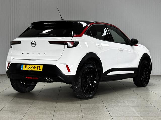 Opel MOKKA 1.2 Turbo GS Line/ Automaat/ Apple + Android/ Camera/ Two-Tone/ LED Koplampen/ DAB+/ Zwarte-Hemel/ Extra getint glas/ Lane-Assist./ Bluetooth/ Multi. LEDER. Stuur/ Half-Leder/ LED Mistl.