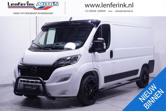 Opel MOVANO 2.2D 140 pk L2H2 White&Black Edition Navi 18" LMV, Bullbar + Sidebars Zwart, Camera, Apple Carplay, 3-Zits, Nieuw