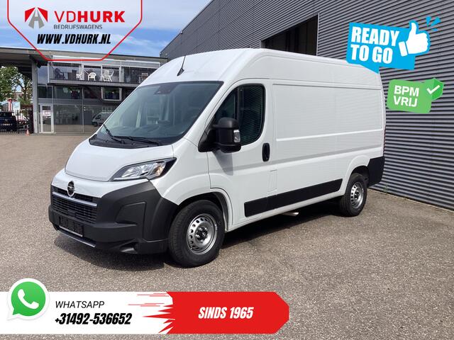 Opel MOVANO 35 2.2 CDTI 140 pk Aut. ZF L2H2 BPM VRIJ! Virtual Cockpit/ Carplay/ Climate/ 270Gr. Deuren/ Navi/ Camera/ Cruise/ PDC/ DAB