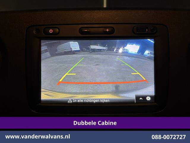 Opel MOVANO 2.3 CDTI 146pk L2H2 Dubbele Cabine Euro6 Airco | Camera | Navigatie | Cruisecontrol Chauffeursstoel, 2500kg Trekhaak, Parkeersensoren, 5-Zits