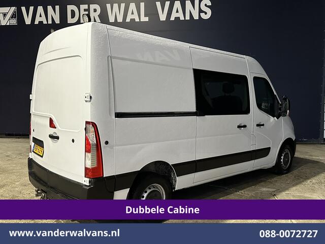 Opel MOVANO 2.3 CDTI 146pk L2H2 Dubbele Cabine Euro6 Airco | Camera | Navigatie | Cruisecontrol Chauffeursstoel, 2500kg Trekhaak, Parkeersensoren, 5-Zits