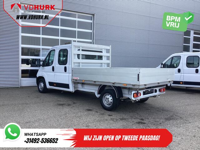 Opel MOVANO 2.2 140 pk DC Dubbel Cabine Open Laadbak/ 7 Pers./ 2.5t Trekverm./ Cruise/ Airco/ 288x215x35/ Pick up