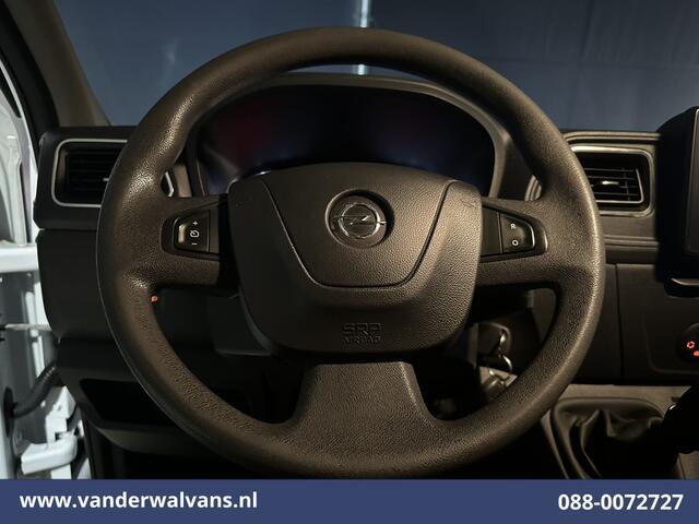 Opel MOVANO 2.3 Turbo 150pk L2H2 Euro6 Airco | Leder | 2500kg Trekhaak | Navigatie | Camera cruisecontrol, parkeersensoren, LED, bijrijdersbank