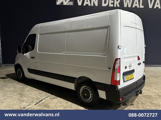 Opel MOVANO 2.3 Turbo 150pk L2H2 Euro6 Airco | Leder | 2500kg Trekhaak | Navigatie | Camera cruisecontrol, parkeersensoren, LED, bijrijdersbank
