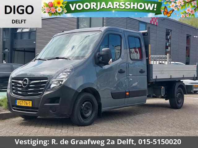 Opel MOVANO 2.3 CDTI BiTurbo L3 DC Kipper (ex.BTW) Dubbele Cabine | Airco | Elektrische ramen |