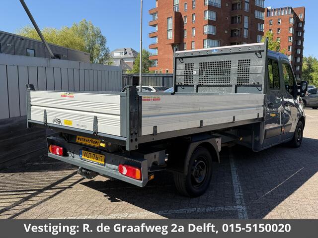 Opel MOVANO 2.3 CDTI BiTurbo L3 DC Kipper (ex.BTW) Dubbele Cabine | Airco | Elektrische ramen |