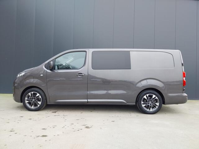 Opel VIVARO Vivaro-e 50kWh L3H1 Innovation DUBBEL CABINE APPLE CARPLAY CAMERA HALF LEER LED NAVI CRUISE TREKHAAK