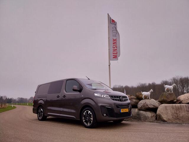 Opel VIVARO 50kWh L3H1 Innovation DUBBEL CABINE APPLE CARPLAY CAMERA HALF LEER LED NAVI CRUISE TREKHAAK