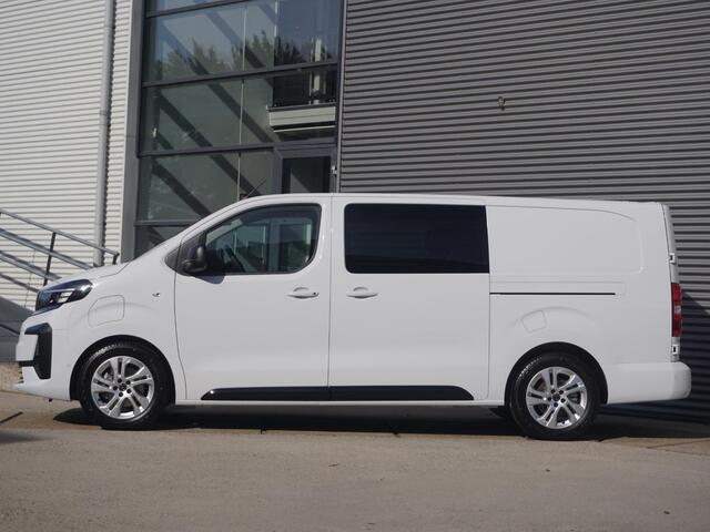 Opel VIVARO Electric 75 kWh Dubbele Cabine | 2x schuifdeur | 0% rente | 8 jaar garantie | Dynamic Surround View Pakket| Comfort Pakket | Exterieur Pakket | Winterpakket | Apple Carplay | rondom zicht camera's | LM velgen | Dodehoek detectie | parkeersensoren voor & a