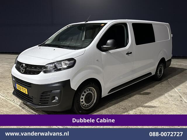 Opel VIVARO 2.0 Diesel 145pk L3H1 Dubbele Cabine Euro6 Airco | 6-Zits | Navigatie | 2500kg Trekhaak | Apple Carplay Android Auto, Cruisecontrol, Parkeersensoren