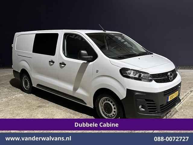 Opel VIVARO 2.0 Diesel 145pk L3H1 Dubbele Cabine Euro6 Airco | 6-Zits | Navigatie | 2500kg Trekhaak | Apple Carplay Android Auto, Cruisecontrol, Parkeersensoren