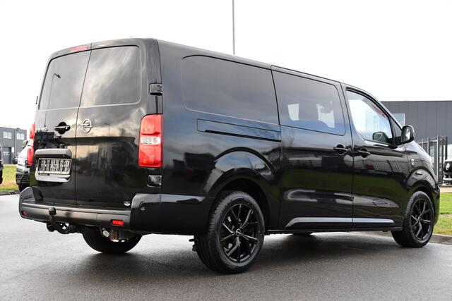 Opel VIVARO 2.0 CDTI L3H1 DC Black Edition Adaptieve Cruise, 360 Camera, LED, Carplay, 177pk, Sensoren, Clima, Stoelverwarming, Sensoren, Uniek!
