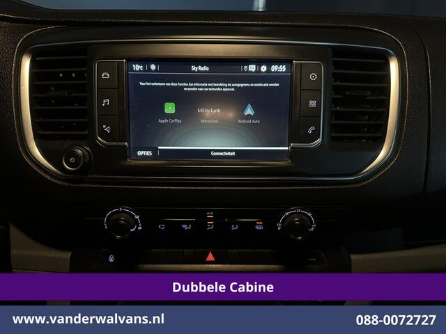 Opel VIVARO 2.0 CDTI 123pk L3H1 Glasresteel Dubbele cabine Euro6 Airco | 5-Zits | Camera | Navigatie | Apple Carplay Android Auto, Cruisecontrol, 2500kg Trekhaak, Parkeersensoren