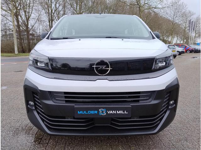 Opel VIVARO Electric L3 75 kWh DC 136pk | Dubbele Cabine | 5-persoons | NAVI | Multimedia | Apple Carplay | Android Auto | Parkeersensoren romdom | Achteruitrijcamera | Dode hoek detectie | Stoelverwarming | Stuurverwarming | Full ECO LED koplampen | Houten afwerking