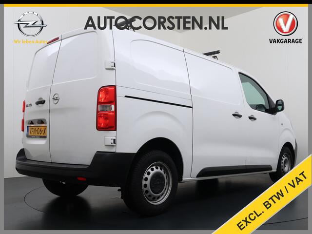 Opel VIVARO 2.0D 123pk L2H1 3-Pers. EURO6 Navi Apple Carplay Android Mirror Link Airco Cruise Control Regen-Lichtsensor Bluetooth Edition Schuifdeur Betonplex Vloer Lat om Lat betimmering Achterdeuren Origineel Nederlandse Auto