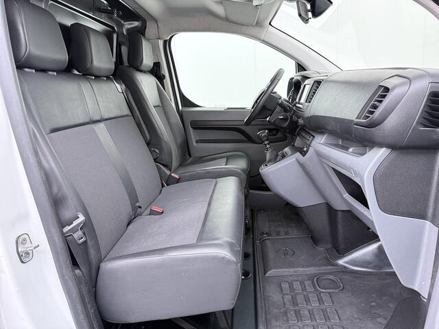 Opel VIVARO 2.0D 123pk L2H1 3-Pers. EURO6 Navi Apple Carplay Android Mirror Link Airco Cruise Control Regen-Lichtsensor Bluetooth Edition Schuifdeur Betonplex Vloer Lat om Lat betimmering Achterdeuren Origineel Nederlandse Auto