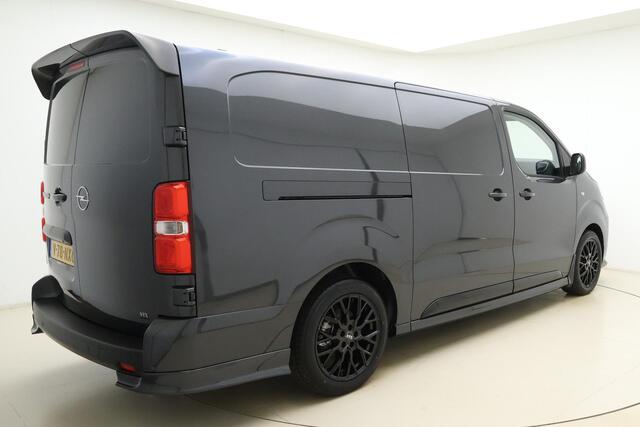 Opel VIVARO Electric L3 75 kWh | Lederen bekleding | STX pakket | Navigatie | Stoelverwarming | Keyless | Laadruimte betimmering | DEMO | Camera | Lichtmetalen velgen black