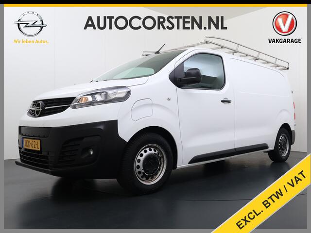Opel VIVARO Vivaro-e L2H1 75kWh Autom. 3-Persoons 360°Camera Navi Imperiaal Trekhaak Apple Carplay Android Auto Pdc Cruise Control SOH 88.5% DAB Bluetooth Betonplex Vloer Wandbetimmering Schuifdeur Regen-Lichtsensor 1.000KG Trekgewicht 1e Eigenaar Dealeronderhouden