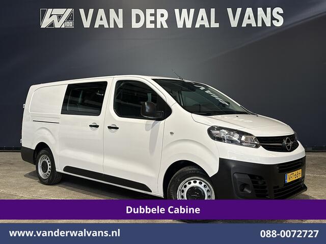 Opel VIVARO 2.0 CDTI 123pk L3H1 Dubbele Cabine Euro6 Airco | 6-Zits | Camera | Cruisecontrol 2500kg Trekhaak, Parkeersensoren