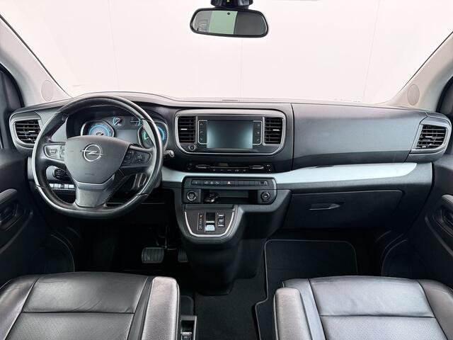 Opel VIVARO Combi Electric 8-Persoons L2 75kWh Leder Panoramadak 2X Elek.Schuifdeur Trekhaak 360°Camera Stoelverwarming Apple Carplay Android Auto Navi Ecc SOH 90% Cruise Control Regen-Lichtsensor Privacy Glas Lmv DAB Led 1.000KG Trekgewicht Garantie op Accu tot 19-1