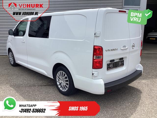 Opel VIVARO Electric 75 kWh DC Dubbel Cabine 345 km WLTP Snellader/ Cruise/ PDC/ Airco
