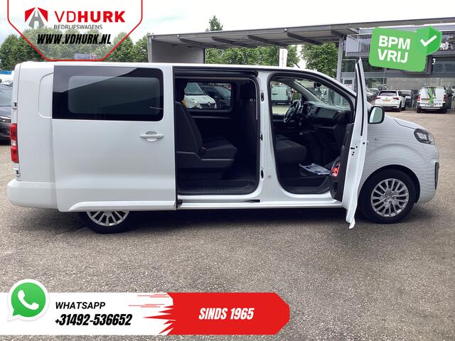 Opel VIVARO Electric 75 kWh DC Dubbel Cabine 345 km WLTP Snellader/ Cruise/ PDC/ Airco