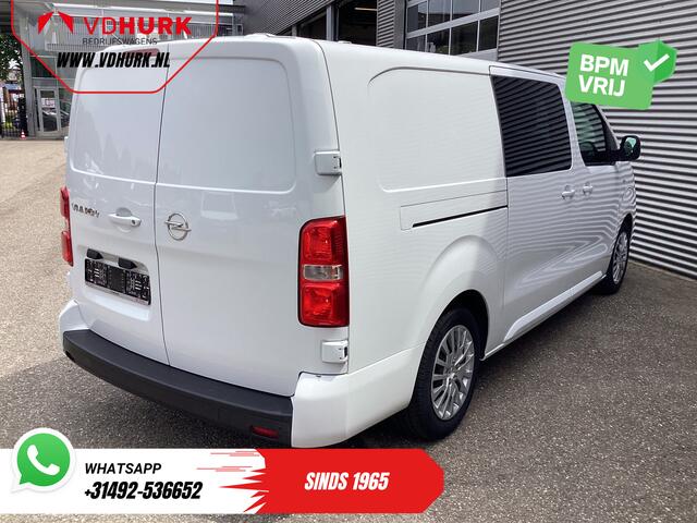 Opel VIVARO Electric 75 kWh DC Dubbel Cabine 345 km WLTP Snellader/ Cruise/ PDC/ Airco