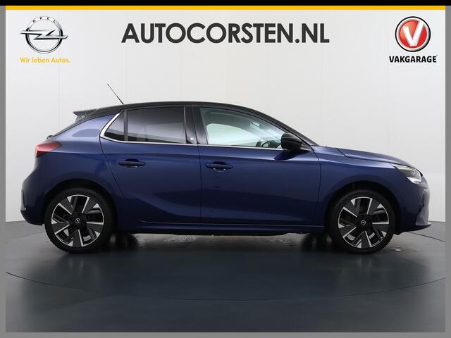 Opel e-Corsa 50kWh Leder Navi Apple Carplay Android Auto Stoel+Stuurverwarming Cruise Control Auto e-Launch Edition Led Lmv Bluetooth Privacy Glas Keyless Rijstrooksensor Origineel Nederlandse Auto SOH 89%